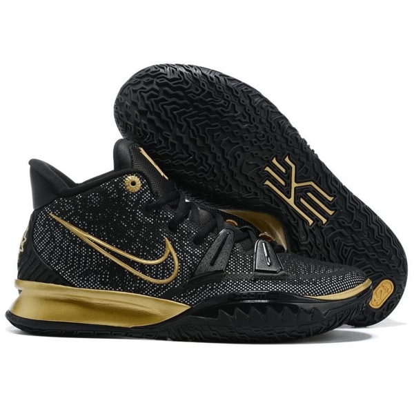 kyrie 7 Gold Black
